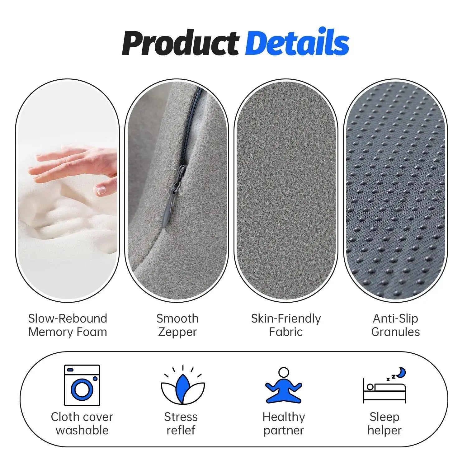 Adjustable Office Chair Neck Pillow
