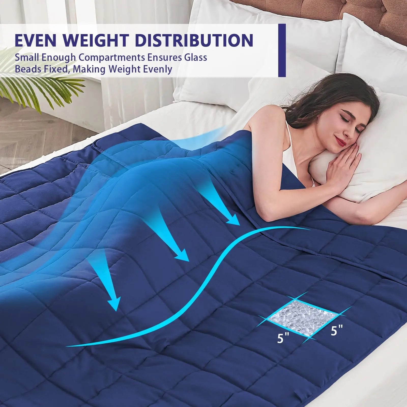 Glass Bead Cooling Weighted Blanket