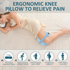 Contoured Memory Foam Knee Pillow
