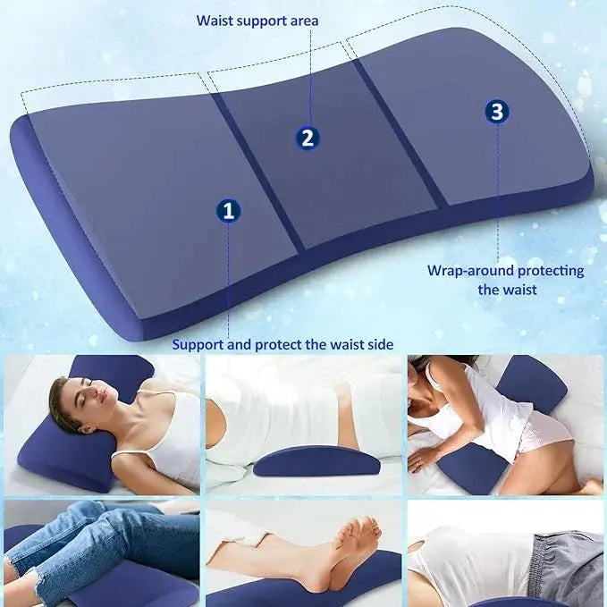 Contoured Lumbar Support Pillow