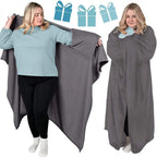 Wearable Flannel Blanket for Travel
