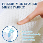 Ergonomic Air Mesh Bath Pillow