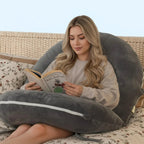 Foldable Bed Pillow for Reading