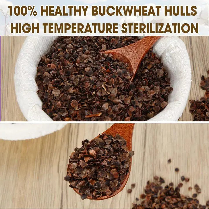Adjustable Buckwheat Hull Bed Pillow