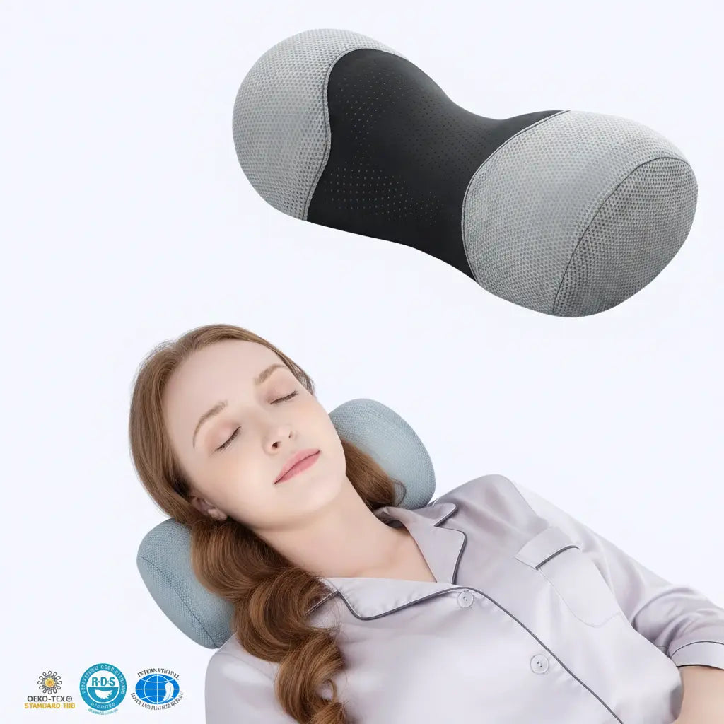Memory Foam Neck Roll Pillow