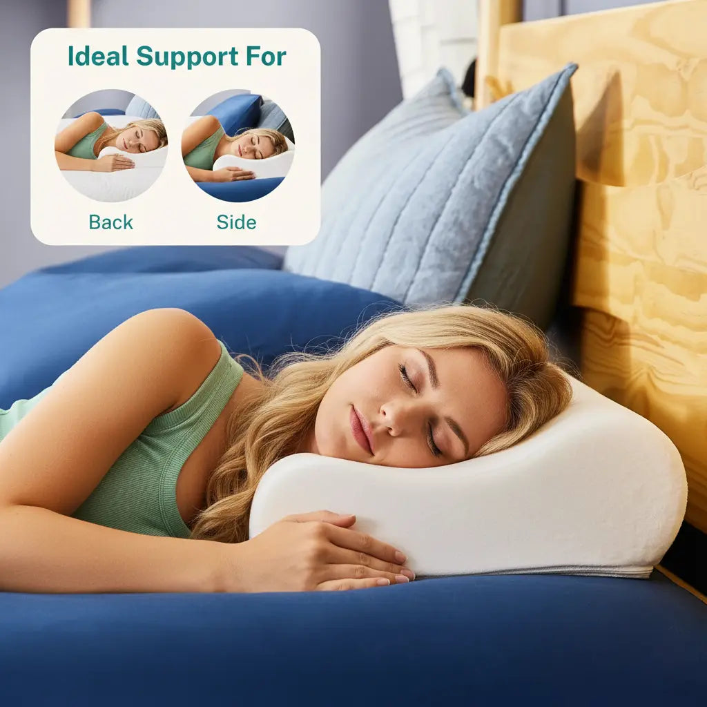 Dual Height Contour Pillow