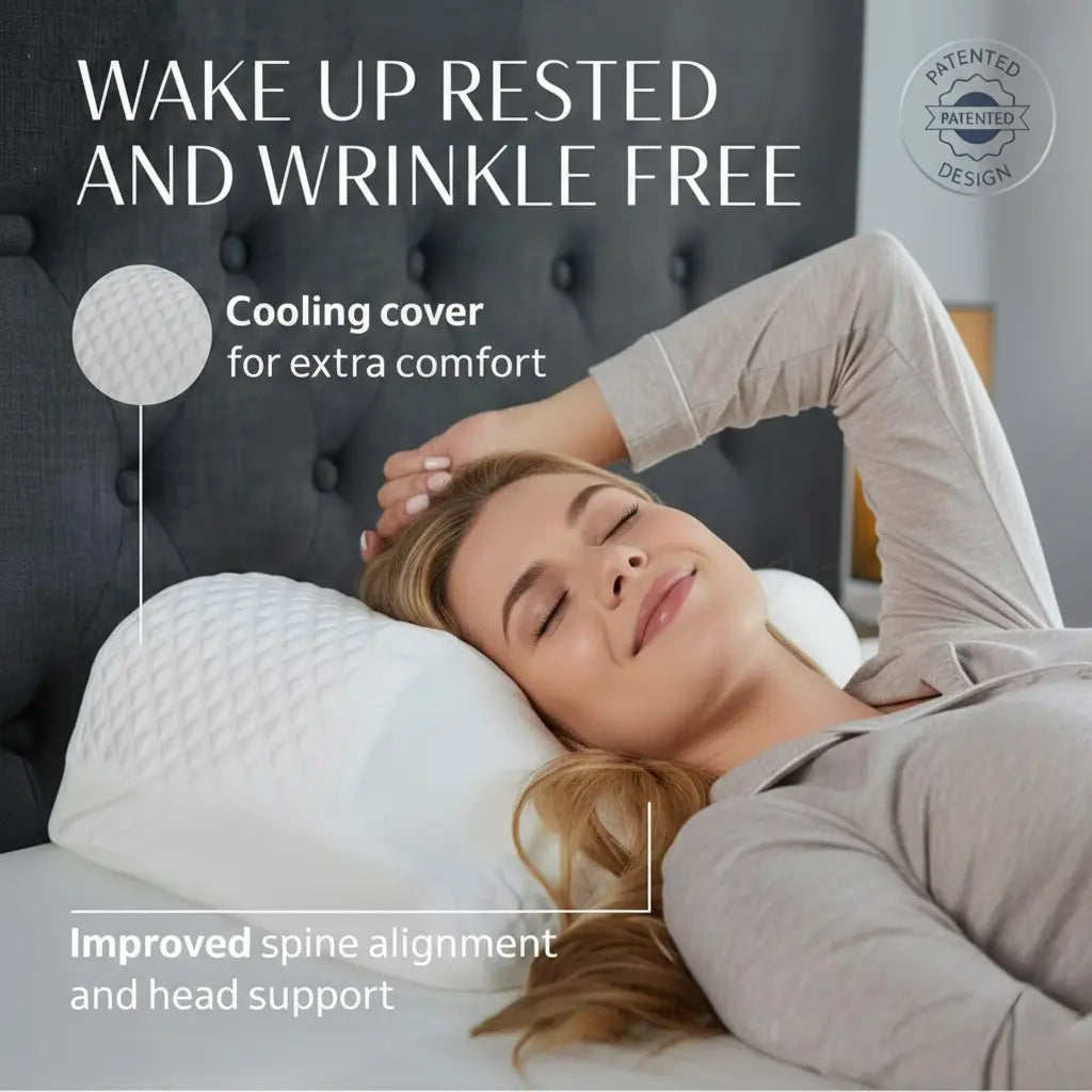 Contour Pillow for Stomach Sleepers