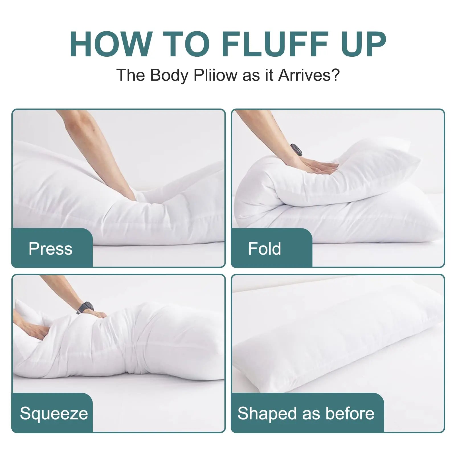 Long Polyester Body Pillow Insert