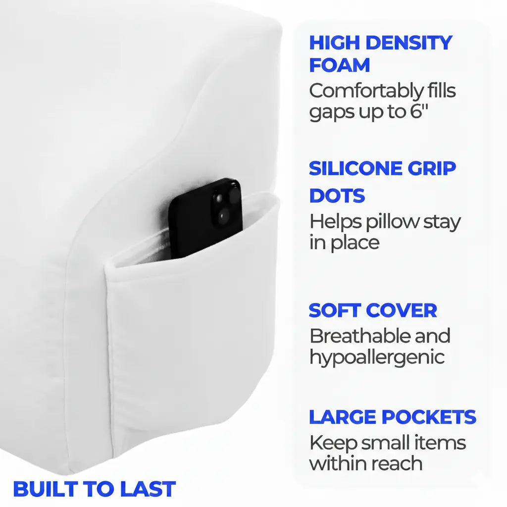 Mattress Gap Bed Wedge Pillow