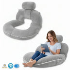 Foldable Bed Pillow for Reading