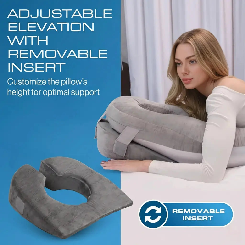 Dual Sided Face Down Pillow