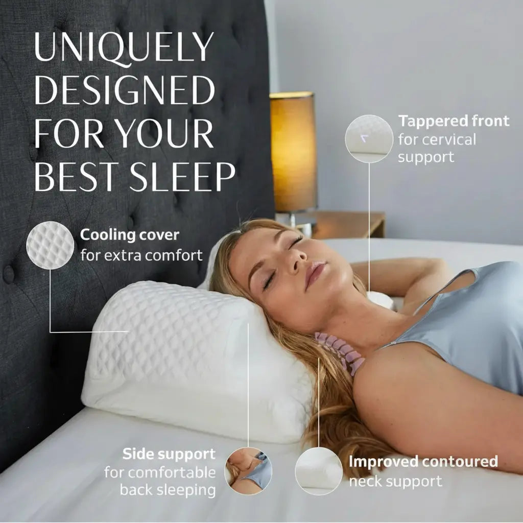 Contour Pillow for Stomach Sleepers