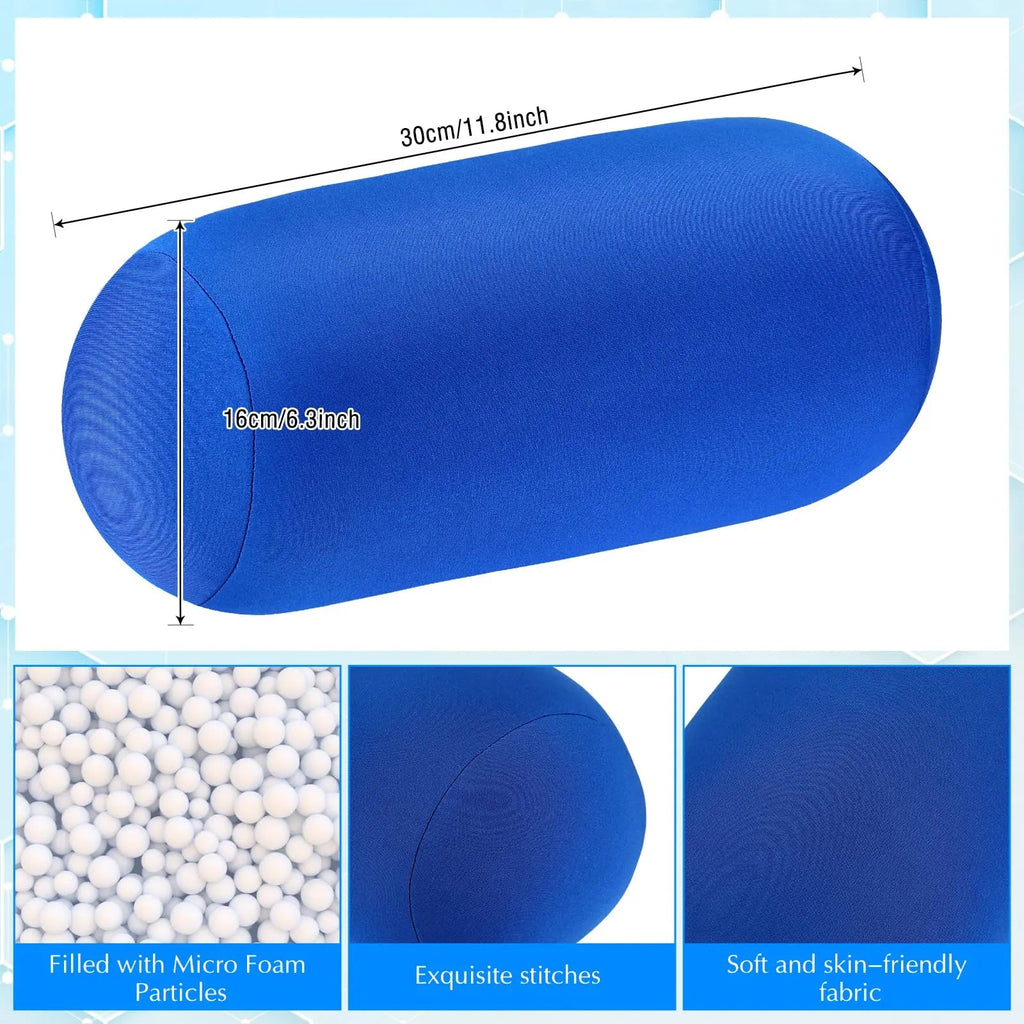 Microbead Roll Bed Pillow Set
