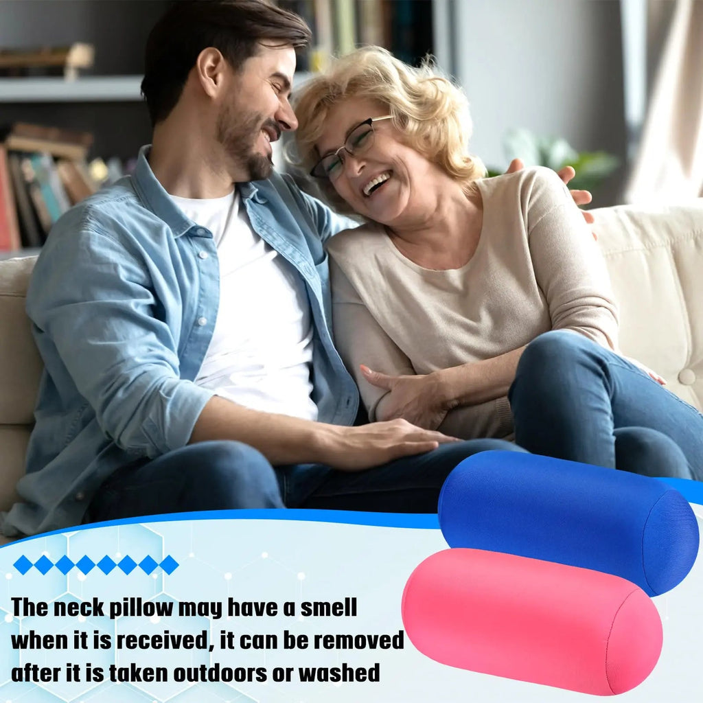 Microbead Roll Bed Pillow Set
