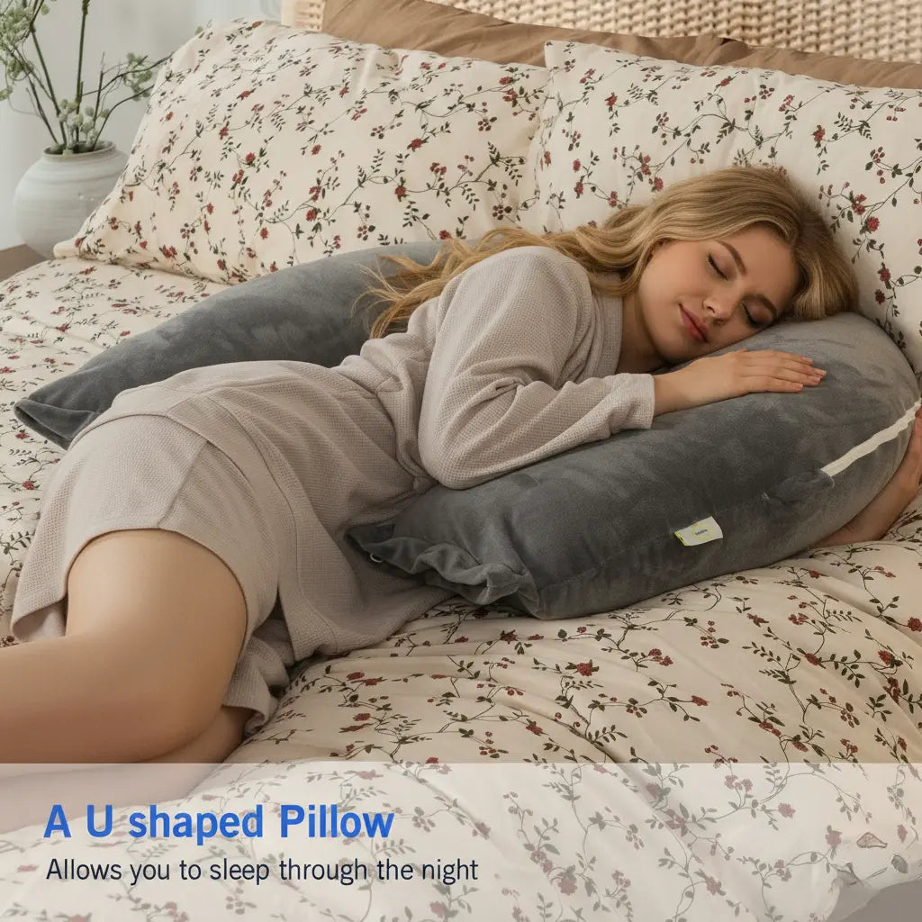 Foldable Bed Pillow for Reading
