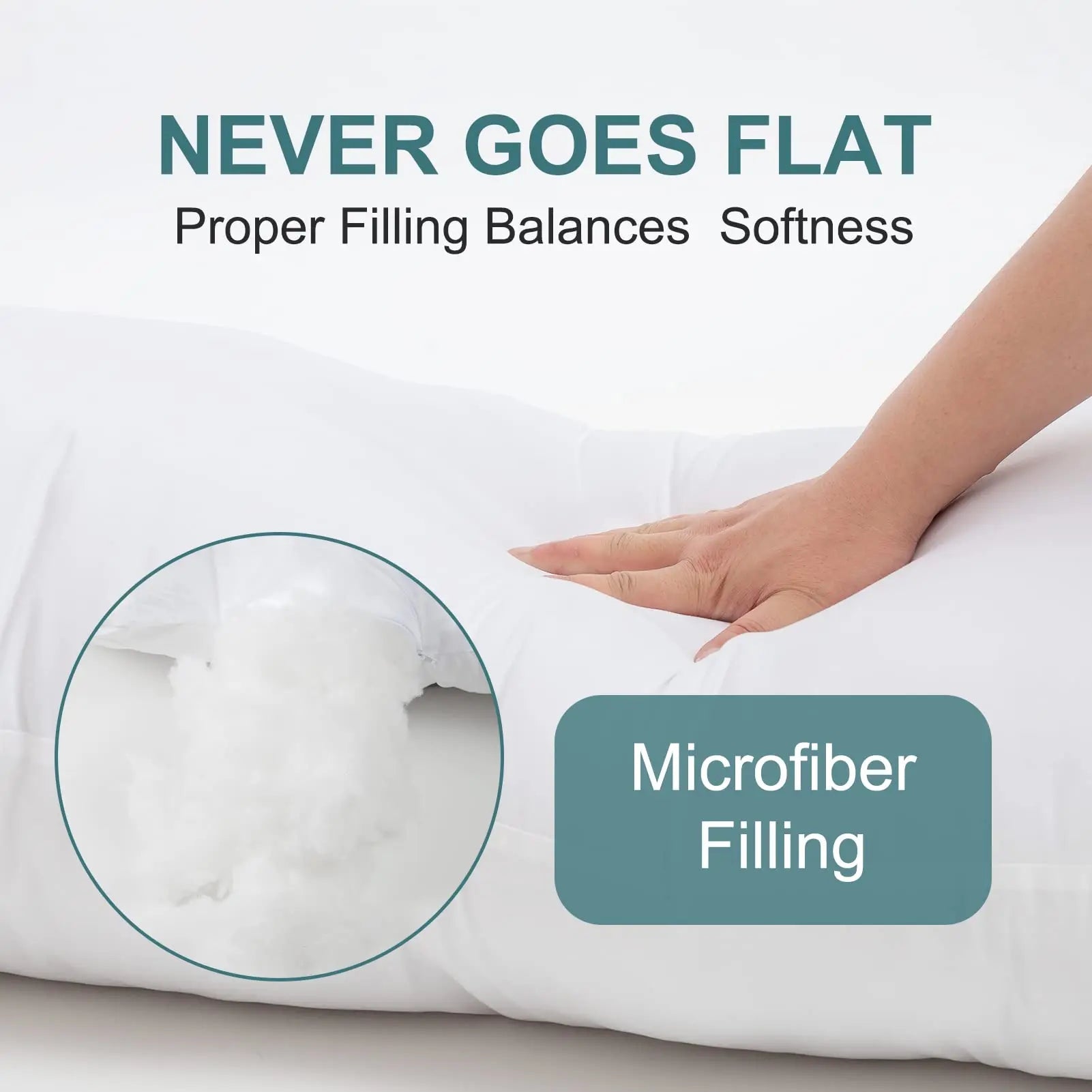 Long Polyester Body Pillow Insert