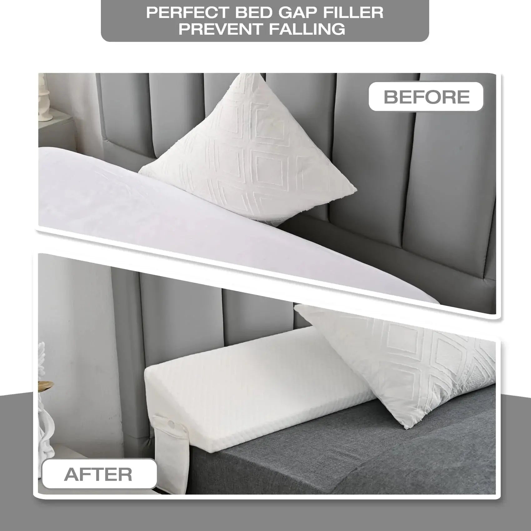 Mattress Gap Bed Wedge Pillow