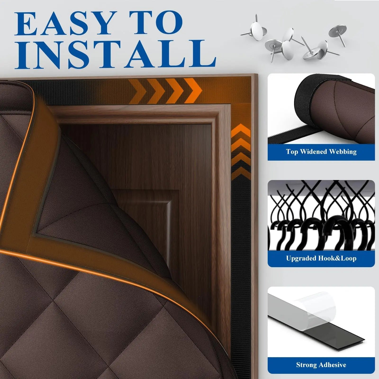 Insulated Magnetic Door Curtain