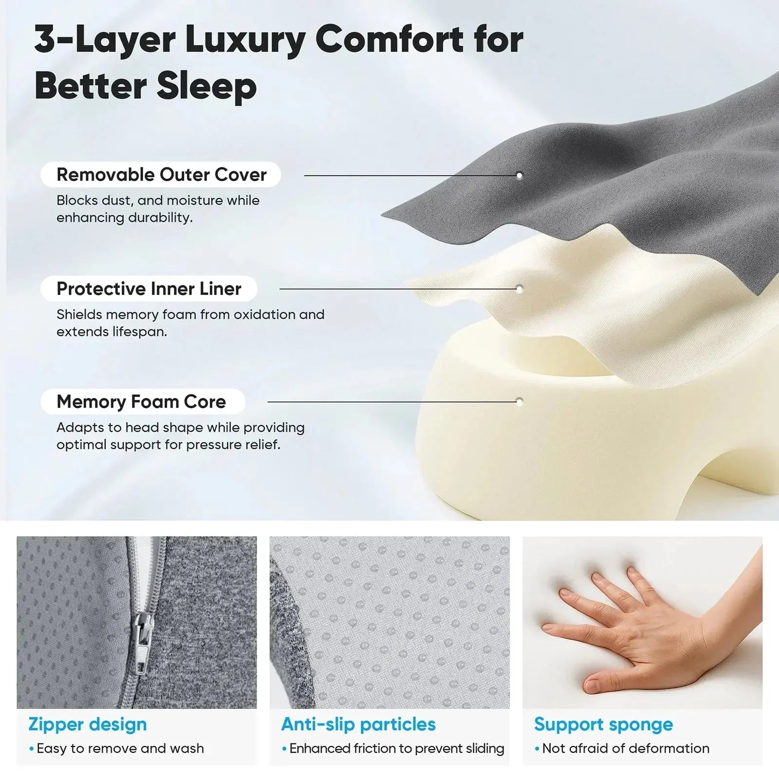 Ventilated Face Down Pillow