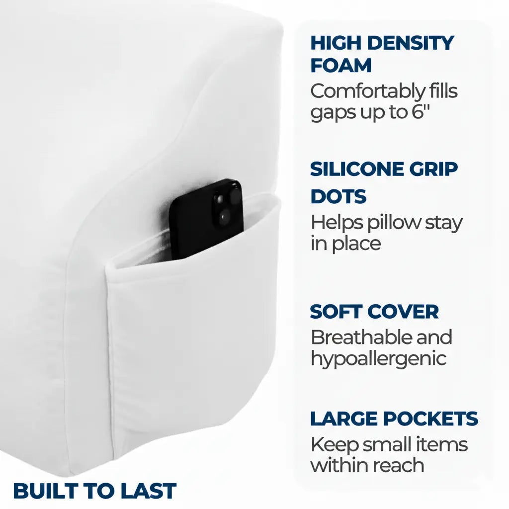 Mattress Gap Bed Wedge Pillow