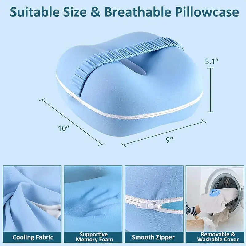 Contoured Memory Foam Knee Pillow