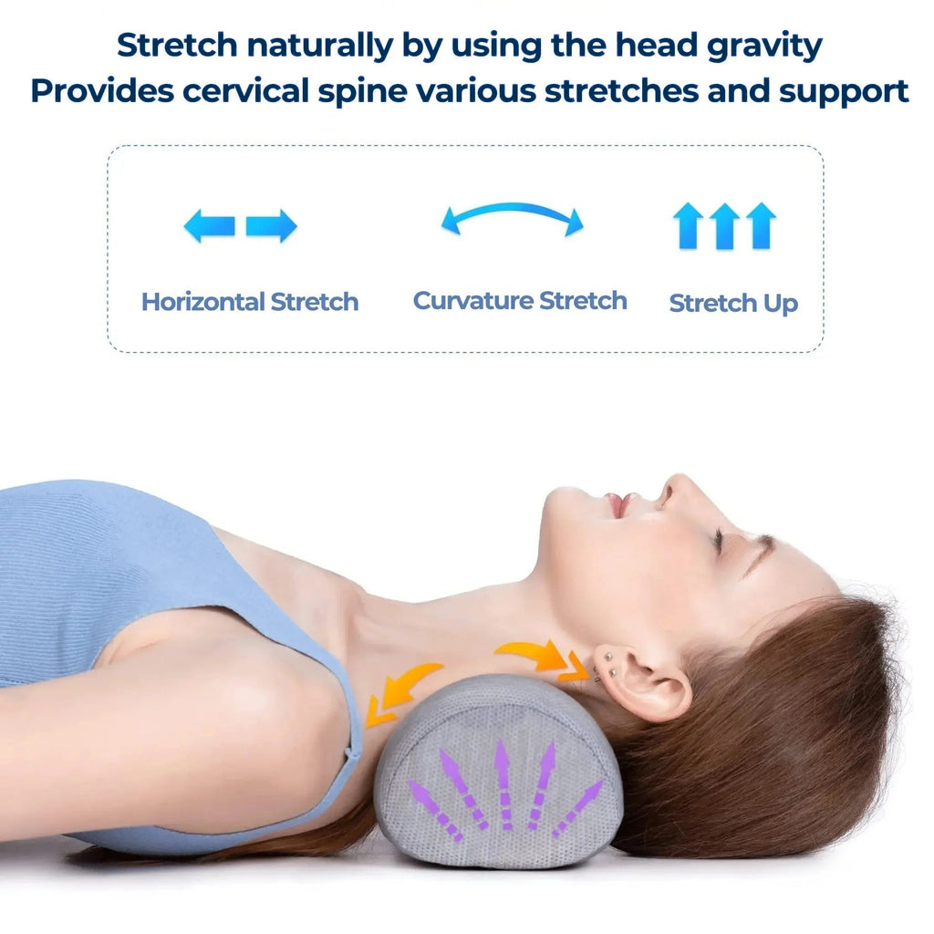 Memory Foam Neck Roll Pillow