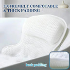 Ergonomic Air Mesh Bath Pillow