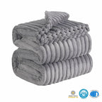 Plaid Faux Fur Blanket