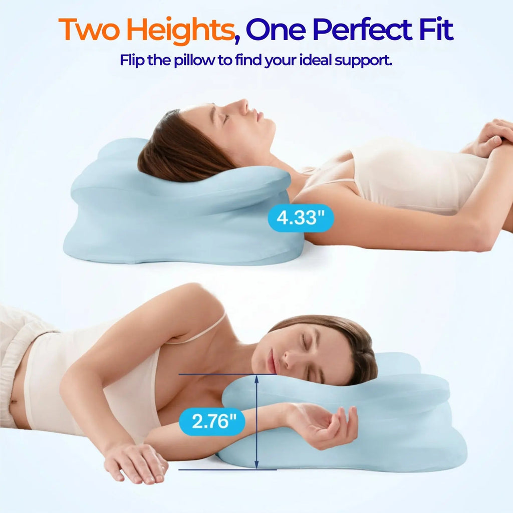 Dual Height Memory Foam Pillow