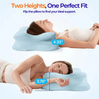 Dual Height Memory Foam Pillow