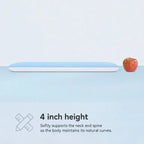 Slim Bamboo Memory Foam Pillow
