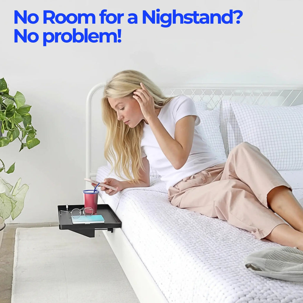 Clip On Dorm Bedside Shelf