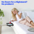 Clip On Dorm Bedside Shelf