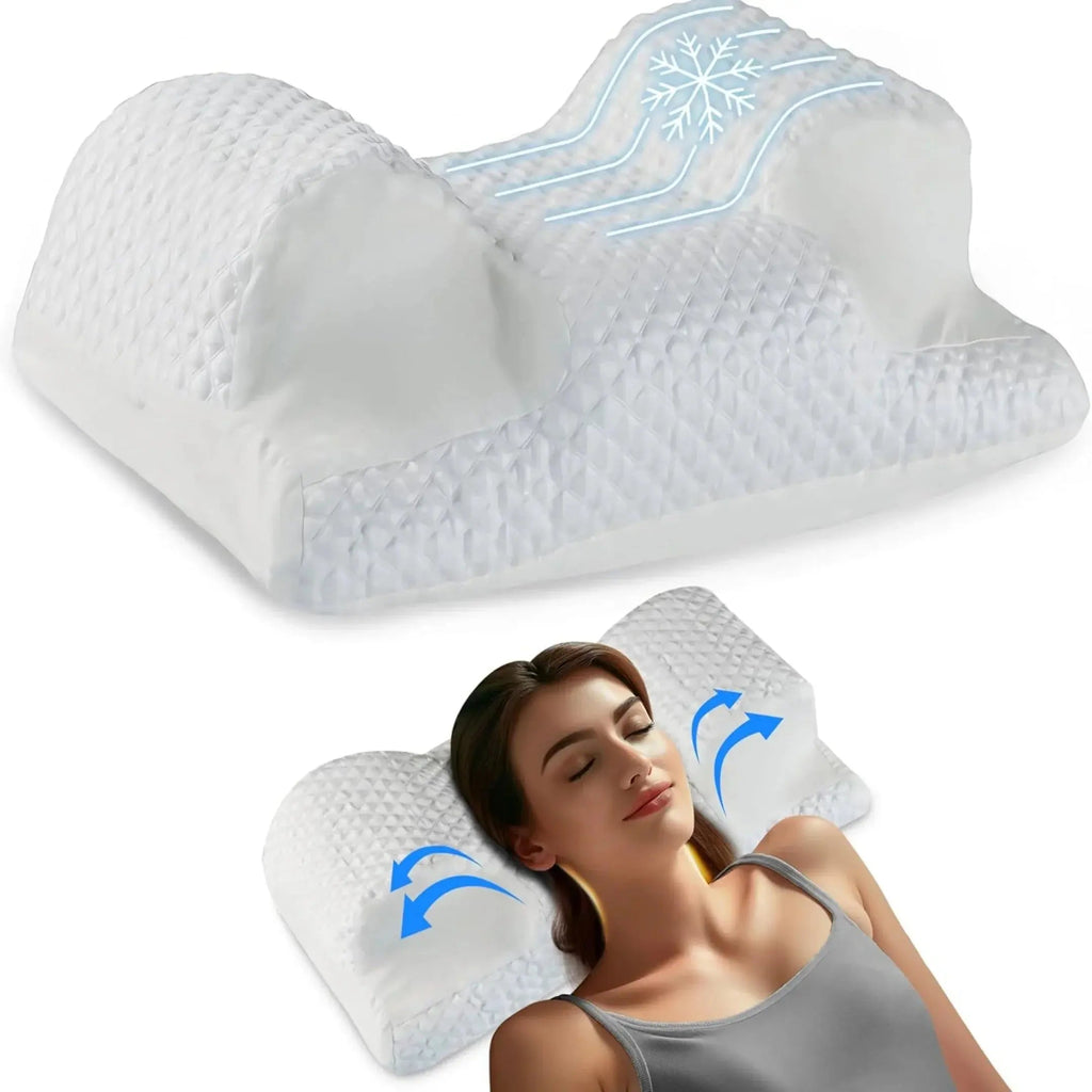 Contour Pillow for Stomach Sleepers