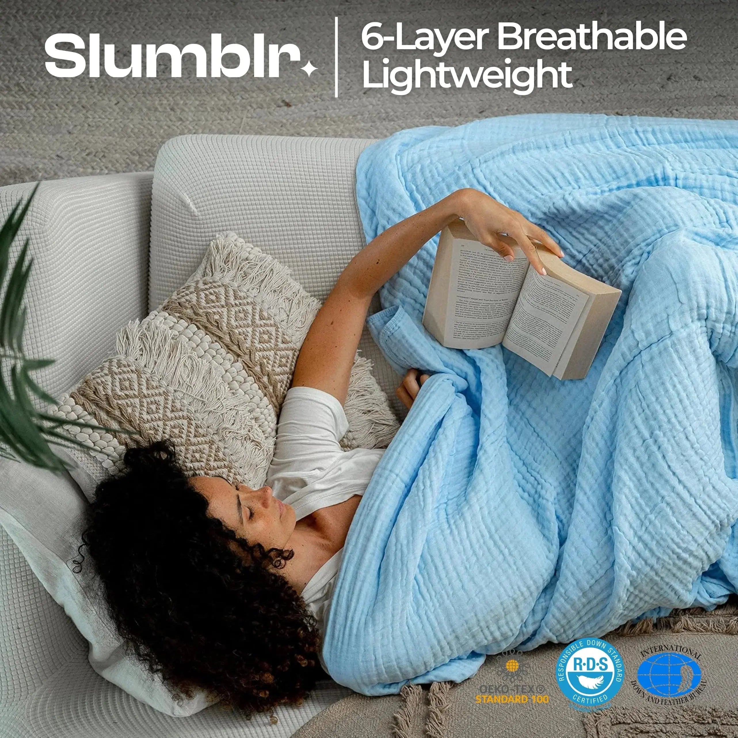 Six Layer Cotton Muslin Blanket
