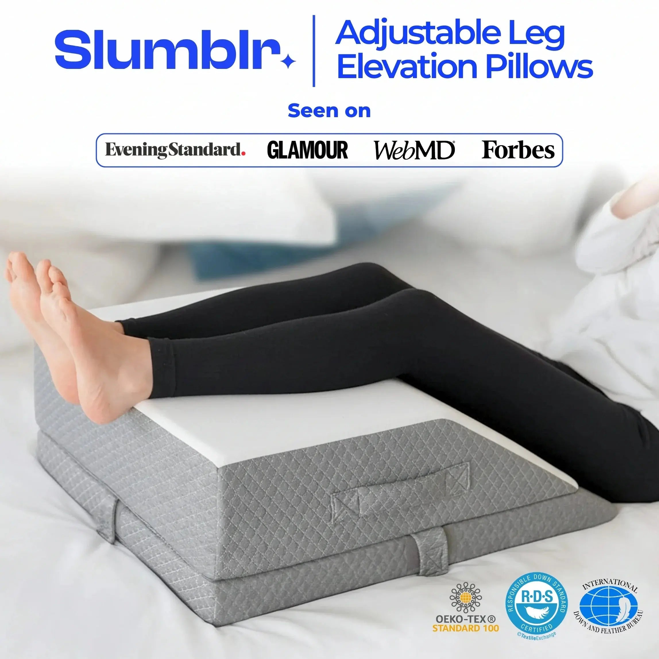 Adjustable Leg Elevation Pillow