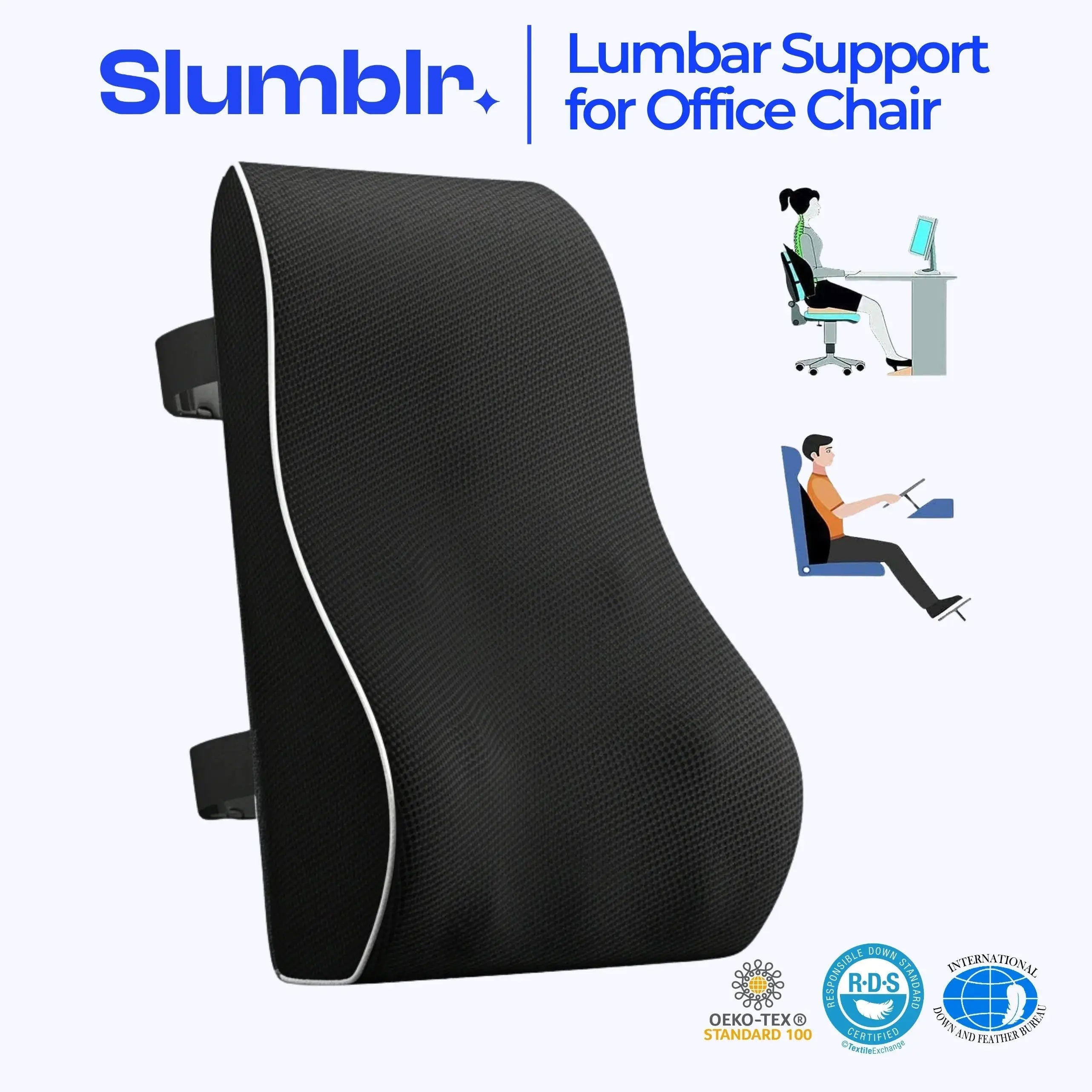 Adjustable Strap Lumbar Support Pillow