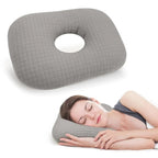 Round Cotton Ear Bed Pillow
