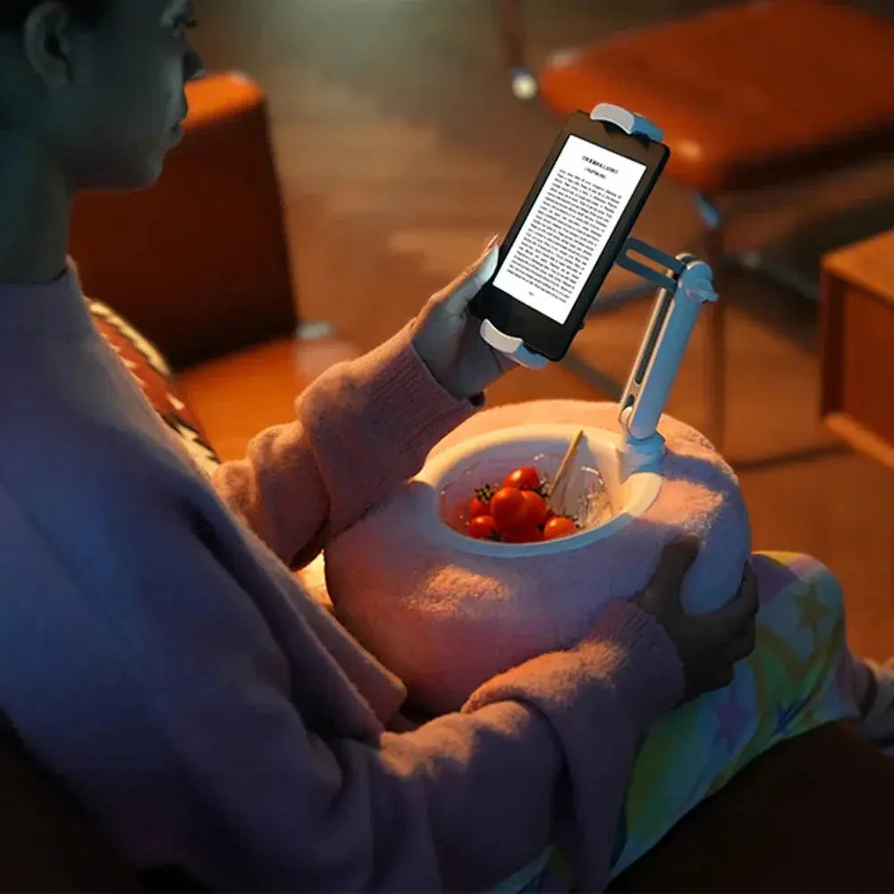 Plush Tablet Stand Bed Pillow