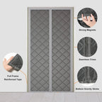 Insulated Magnetic Door Curtain