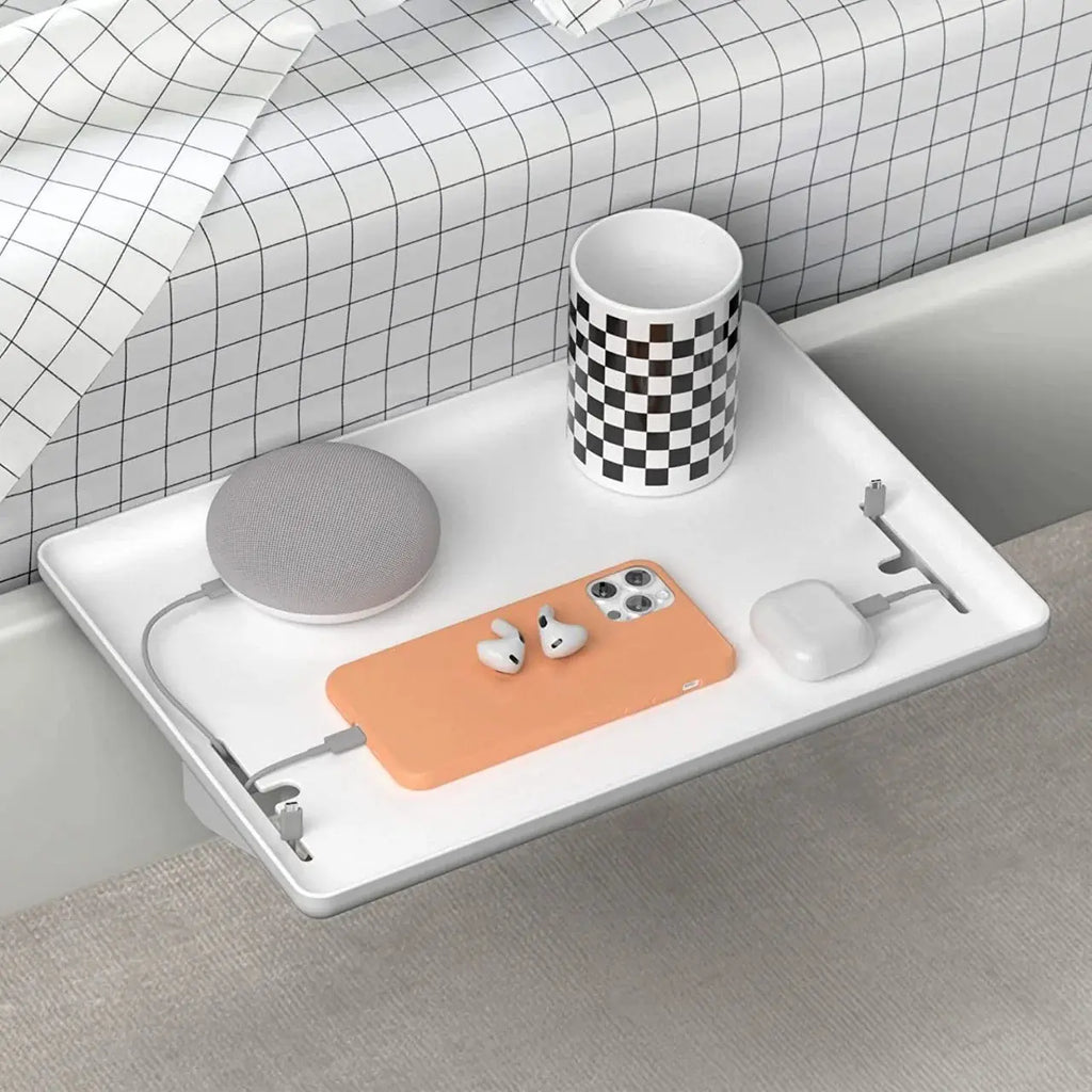 Clip On Dorm Bedside Shelf