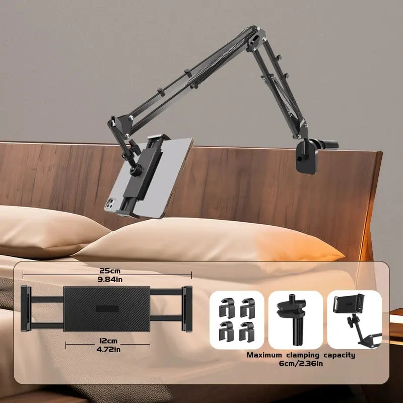 Adjustable Long Arm Tablet Holder