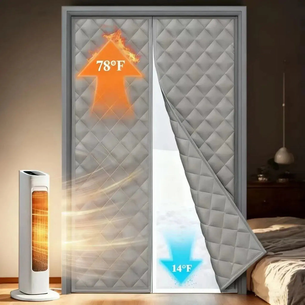 Insulated Magnetic Door Curtain