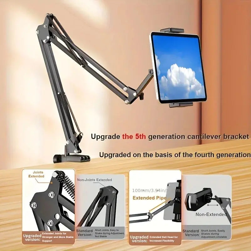 Adjustable Long Arm Tablet Holder