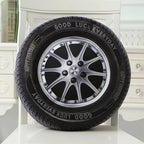 Plush Tire Shaped Throw Pillow