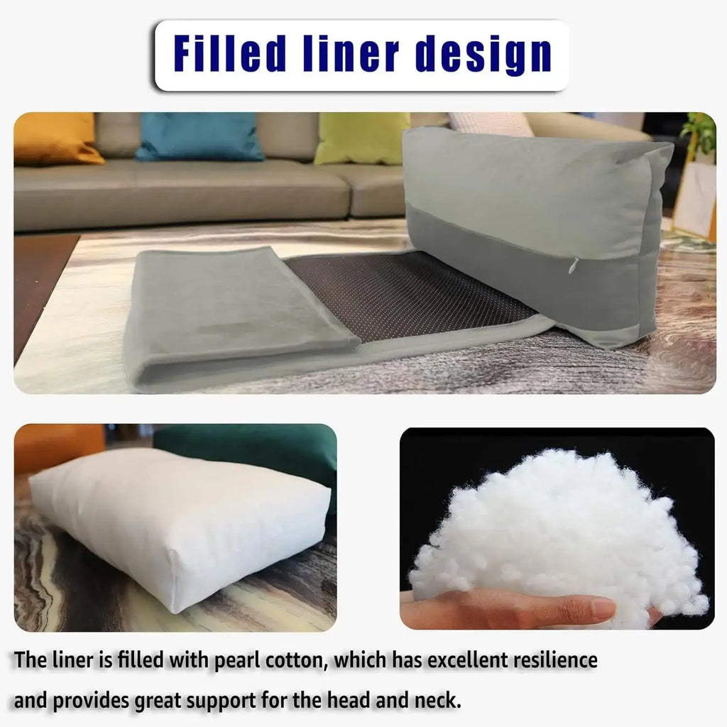 Velvet Headrest Bed Pillow