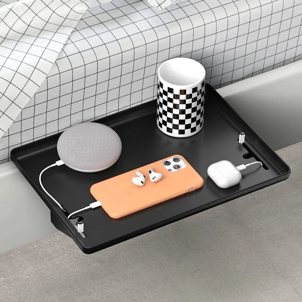 Clip On Dorm Bedside Shelf