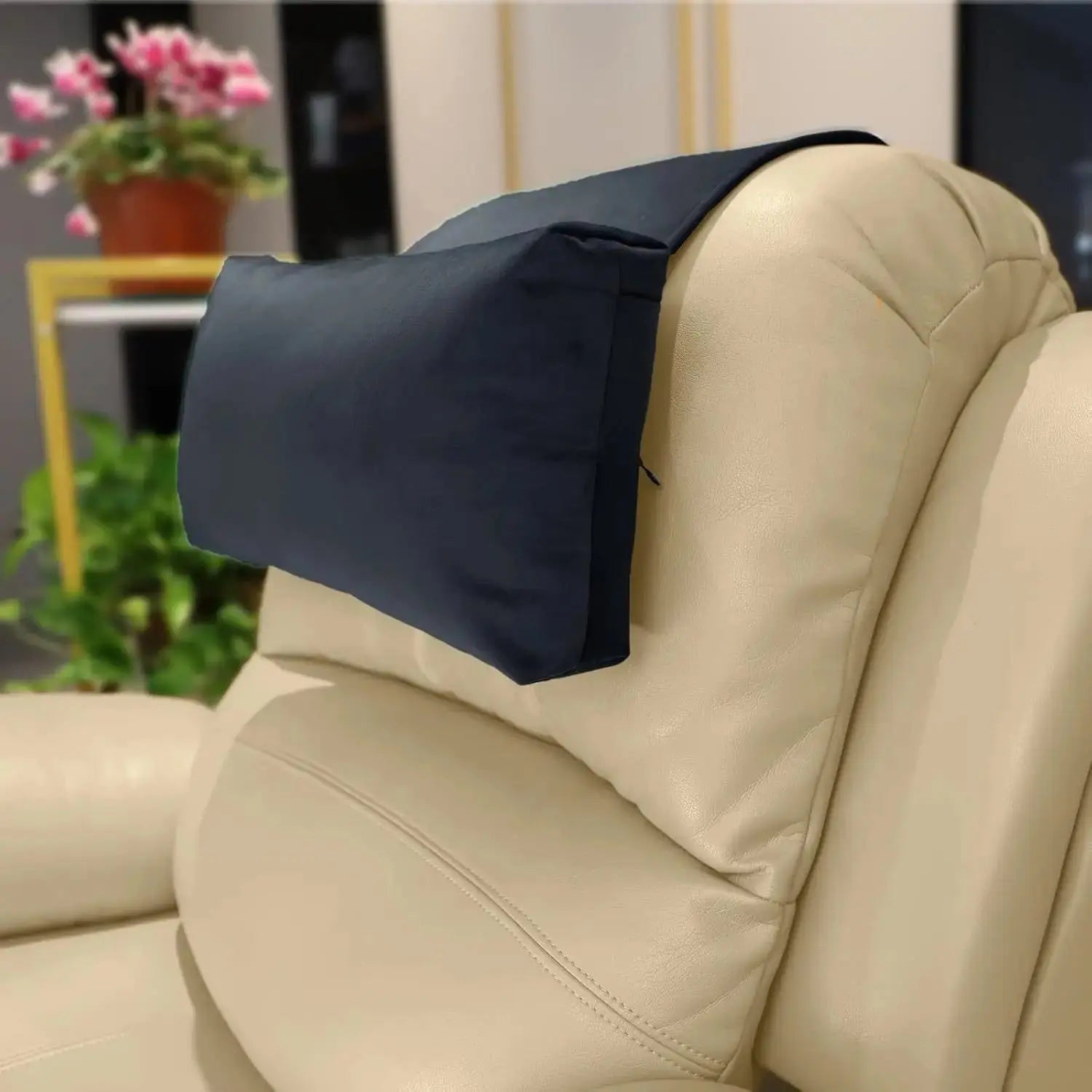 Velvet Headrest Bed Pillow