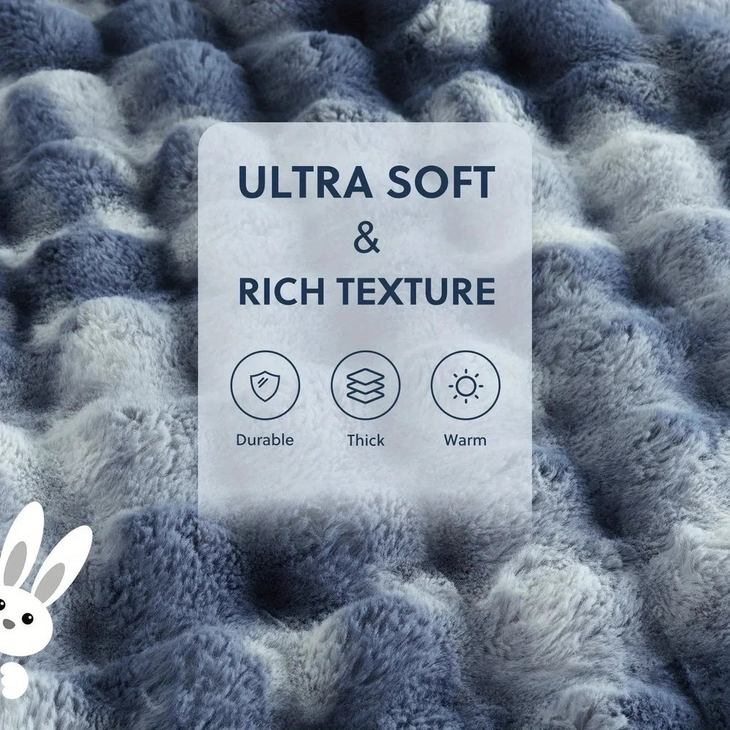 Faux Fur Velvet Fleece Blanket