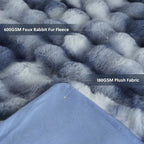 Faux Fur Velvet Fleece Blanket